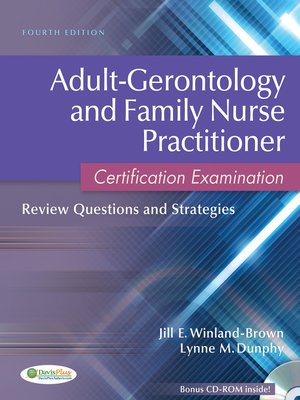 cover image of Adult-Gerontology and Family Nurse Practitioner Certification Examination